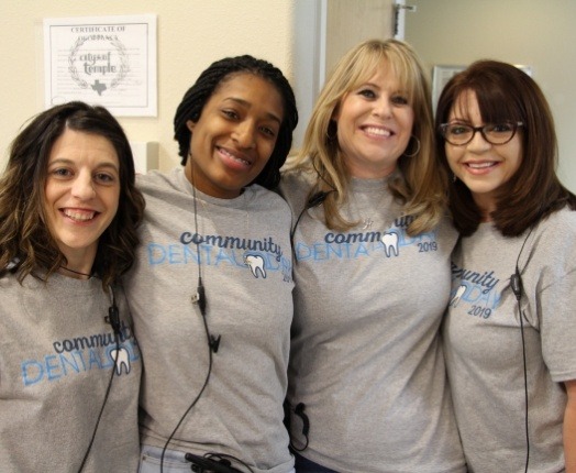 Four Copperas Cove Texas dental team members