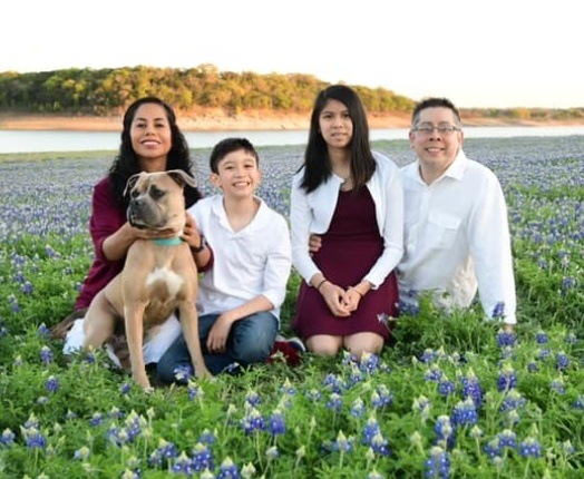 Doctor Caraveo and his family