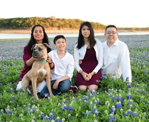 Doctor Caraveo and his family