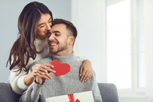 a couple enjoying Valentine’s Day together